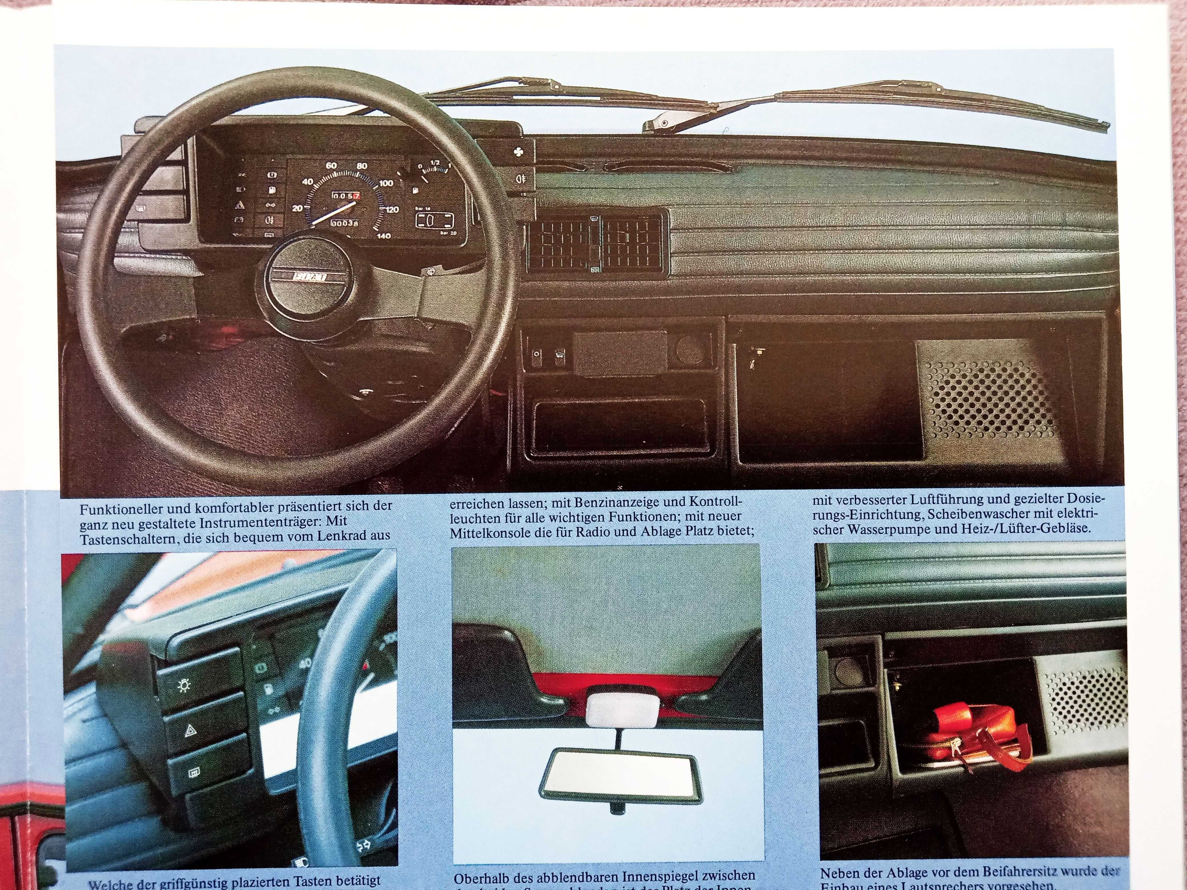 FSM FIAT 126 "Made by FSM" ( Fiat 126p ) prospekt 1985 Niemcy IDEAŁ !