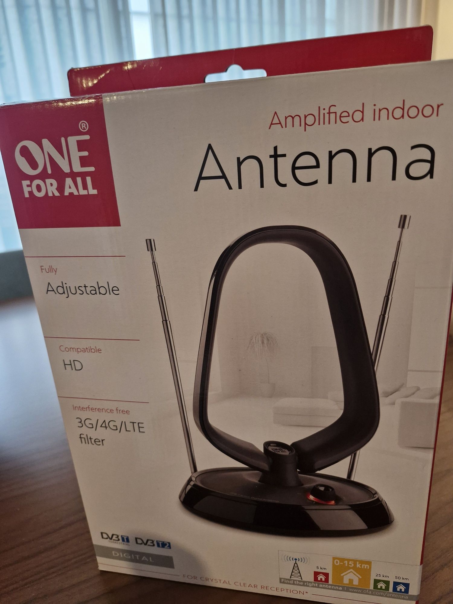 Antena tv digital  interior one for all modelo SV9143