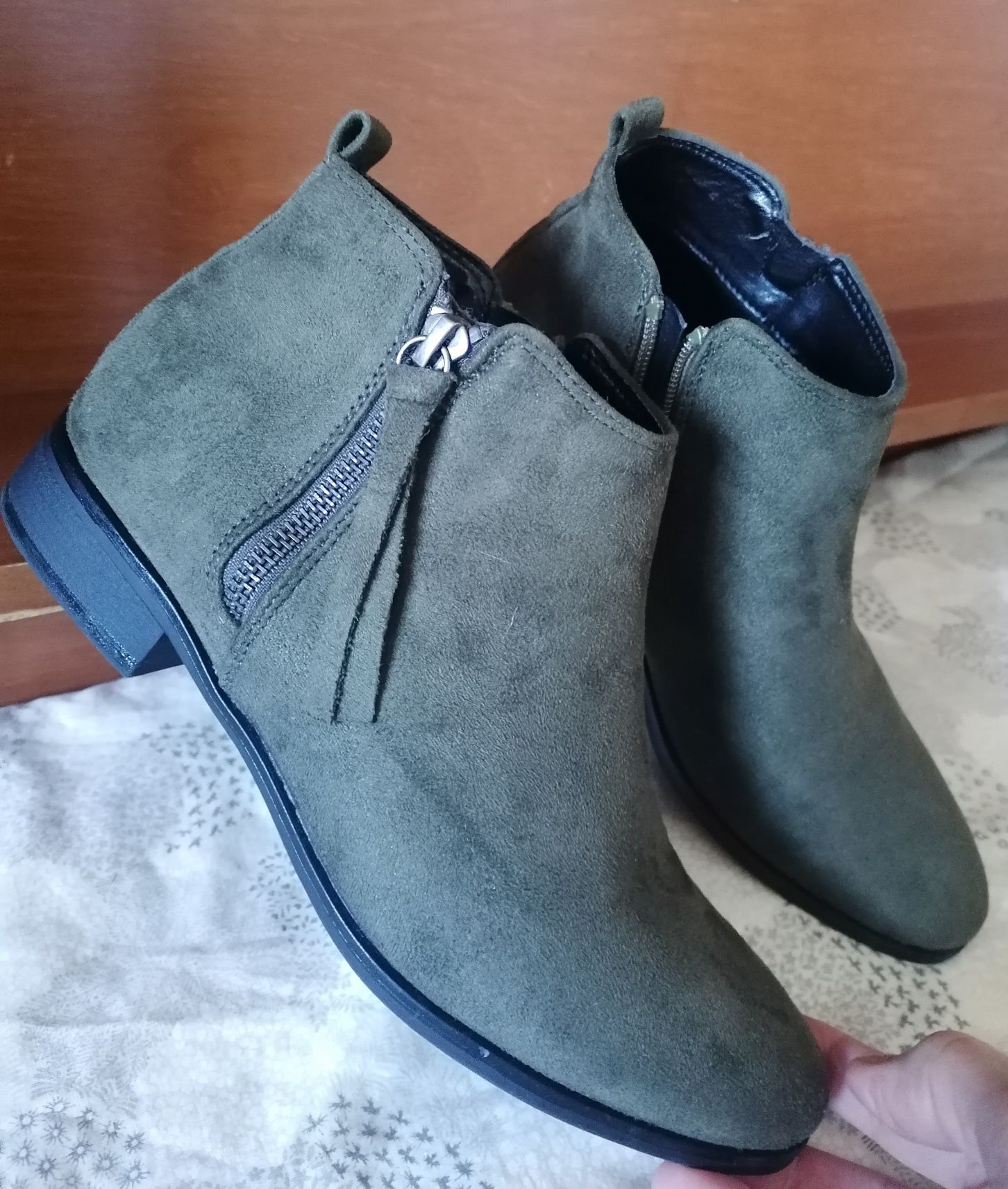 Botins Verde Musgo, Tam37