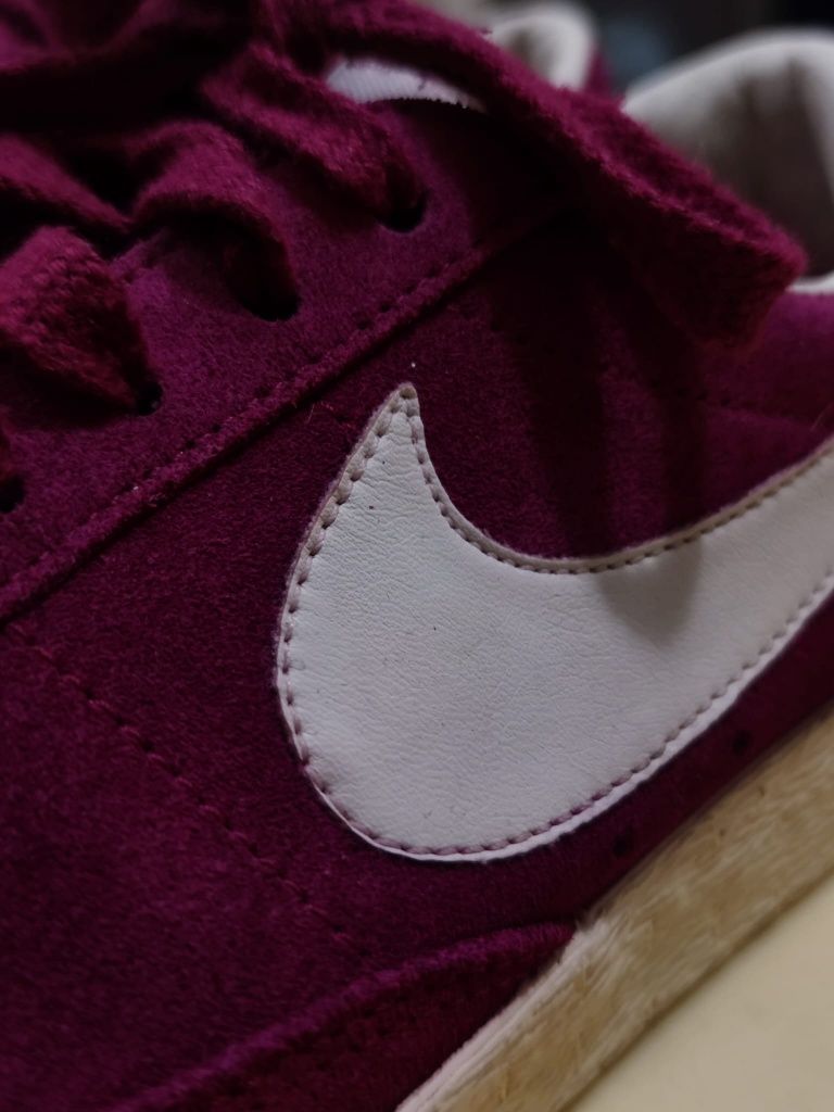 Buty sportowe damskie Nike classic blazer low suede sneakersy zamszowe