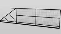 Brama wjazdowa przesuwna nośna KOMPLET PRODUCENT