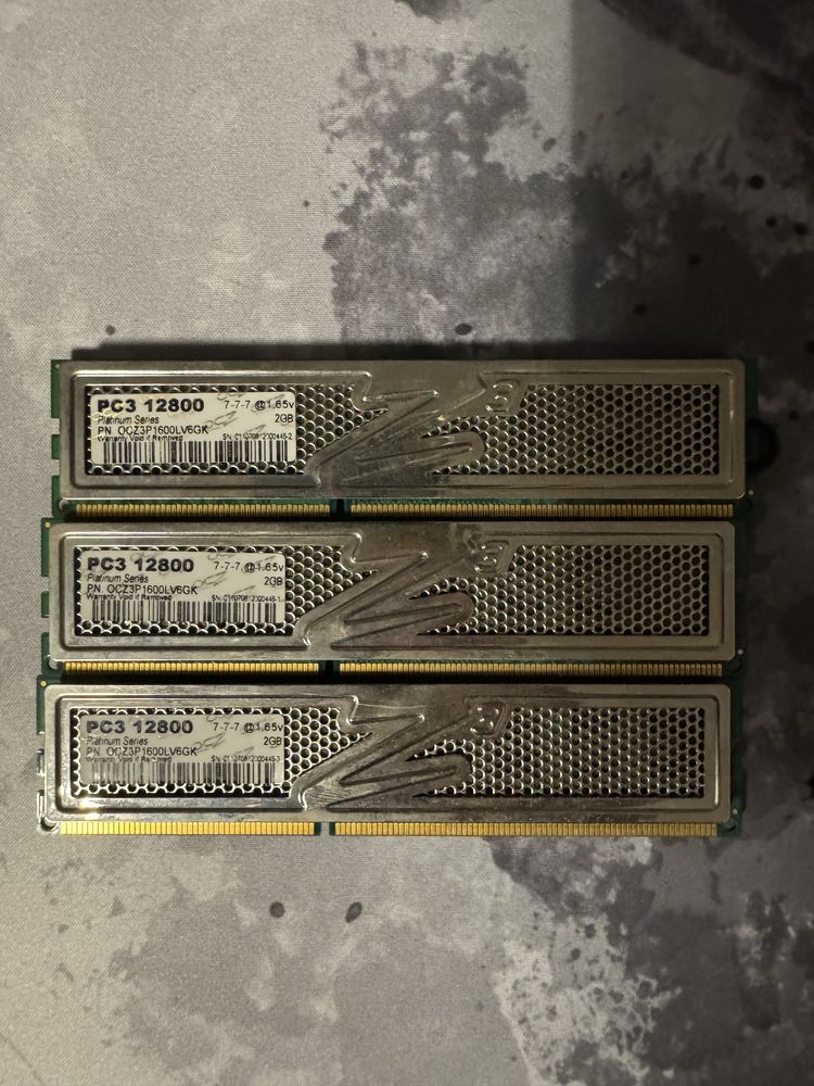 OCZ Seria Platyna 6gb (3x2GB) DDR3 PC3 12800