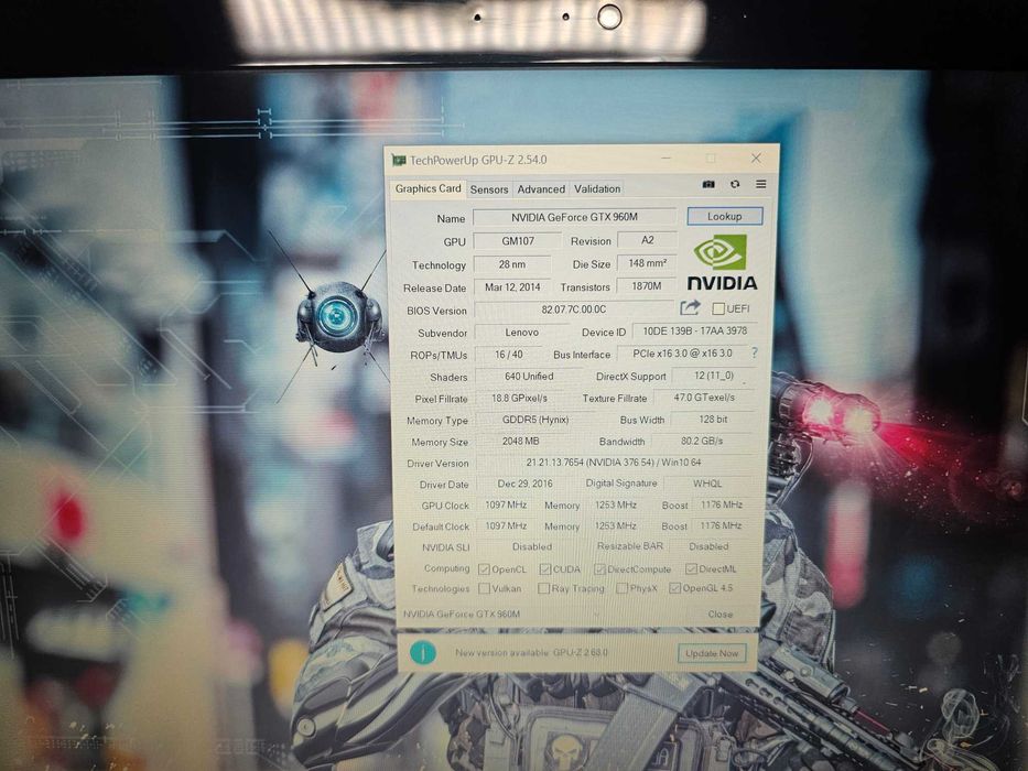 Ігровий ноутбук Lenovo core i5\GTX960M