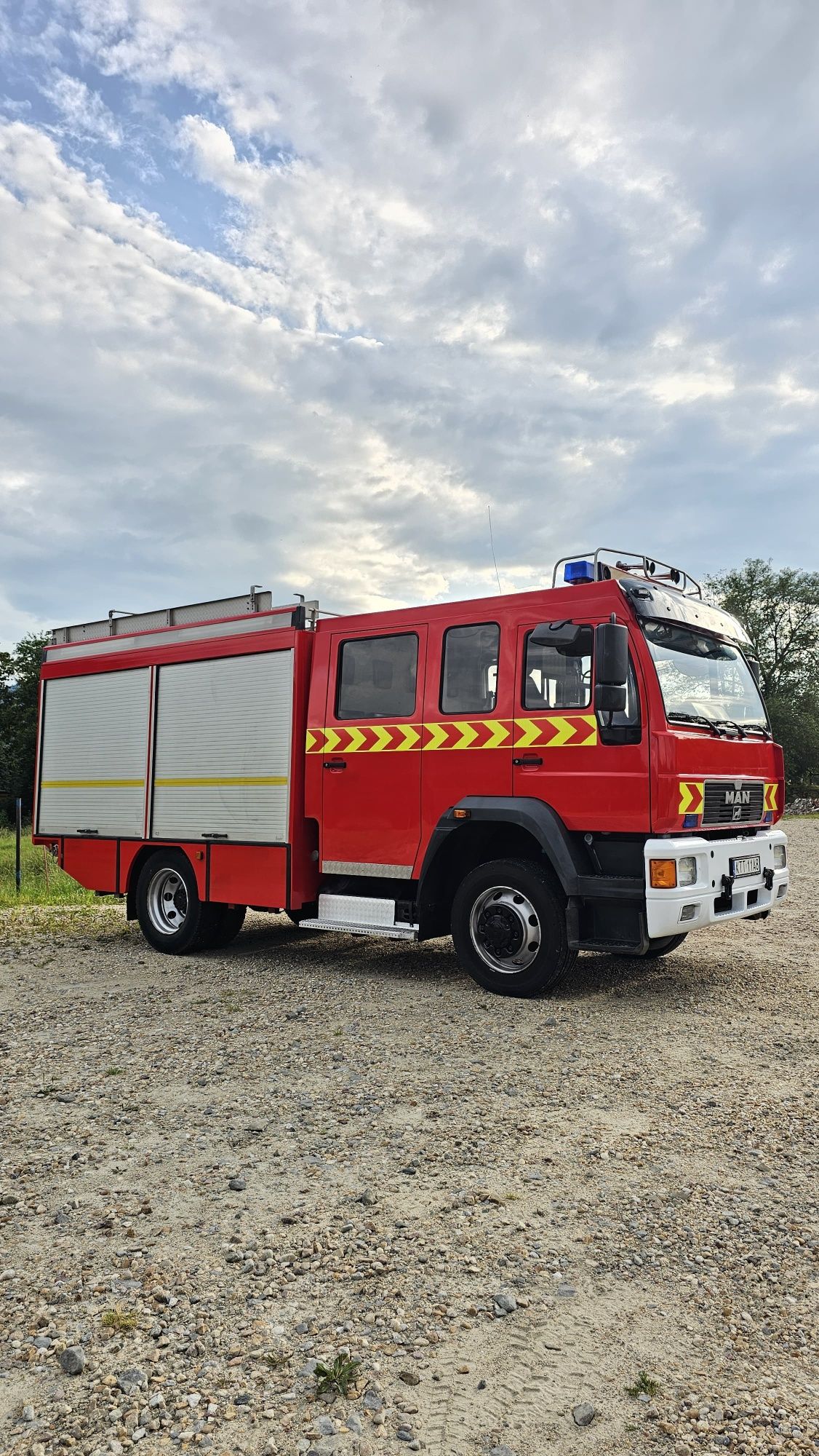 Man 4x4 Wóz Strażacki Straż Pożarna Pożarniczy Ziegler Reduktor 9os