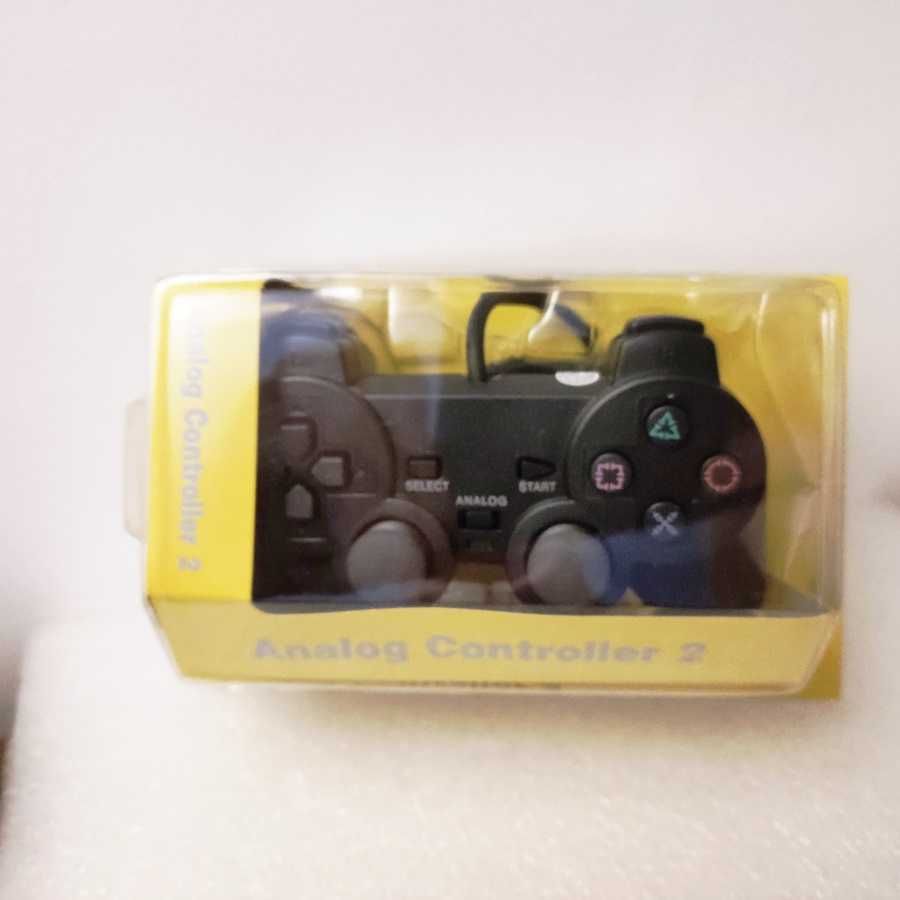 Comando PS2 com fio compatível Novo e em caixa fechado