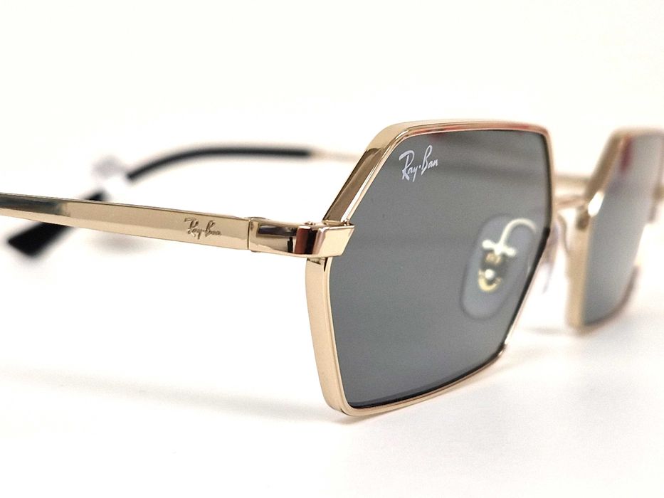 Okulary przeciwsłoneczne Ray-Ban Yevi 92136V - Jasnozłote Unisex