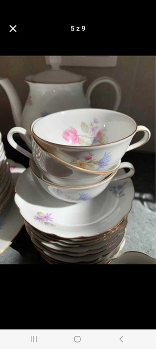 Porcelana stara Seltmann Weiden Bawaria 40 sztuk