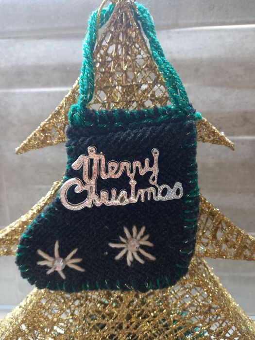 Різдвяний/новорічний декор чобіток #13