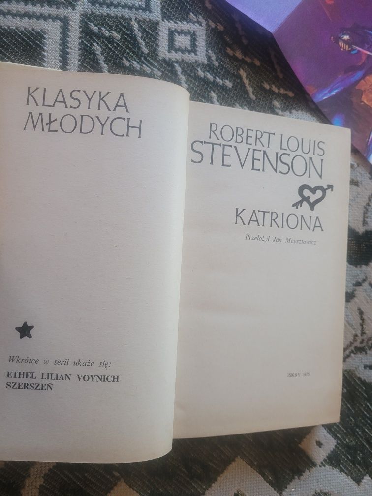 Robert Louis Stevenson Katriona 1977 Iskry