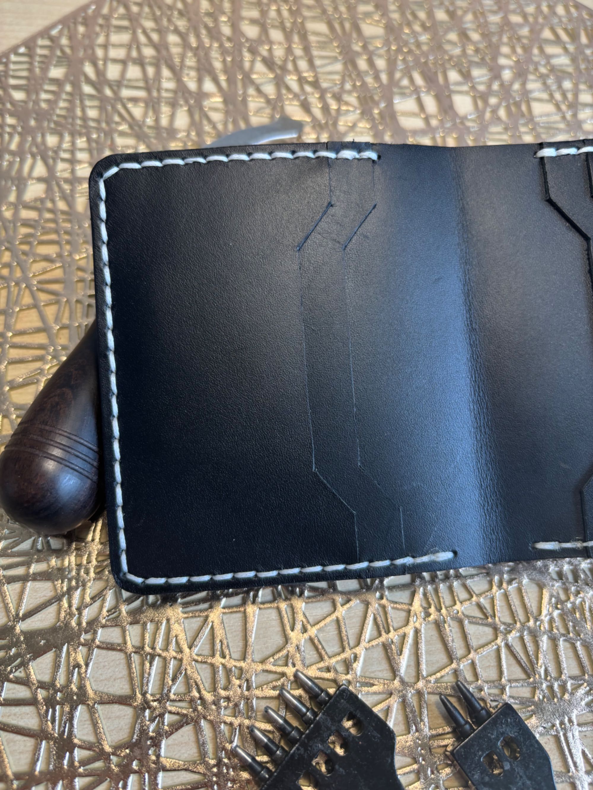 Portfel skòrany handmade
