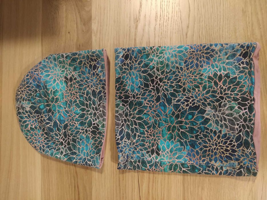 Lis To Wie - komplet czapka + komin dla dziewczynki