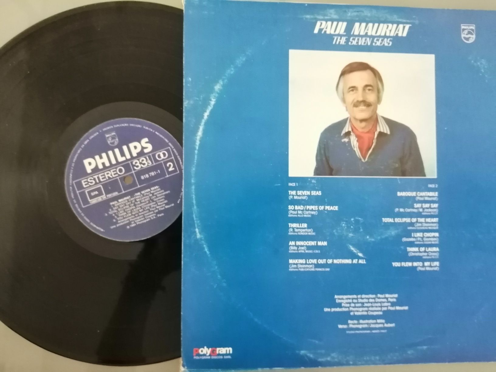 Paul Mauriat - The Seven Seas - 1984 O Som Mágico Instrumental- Vinil