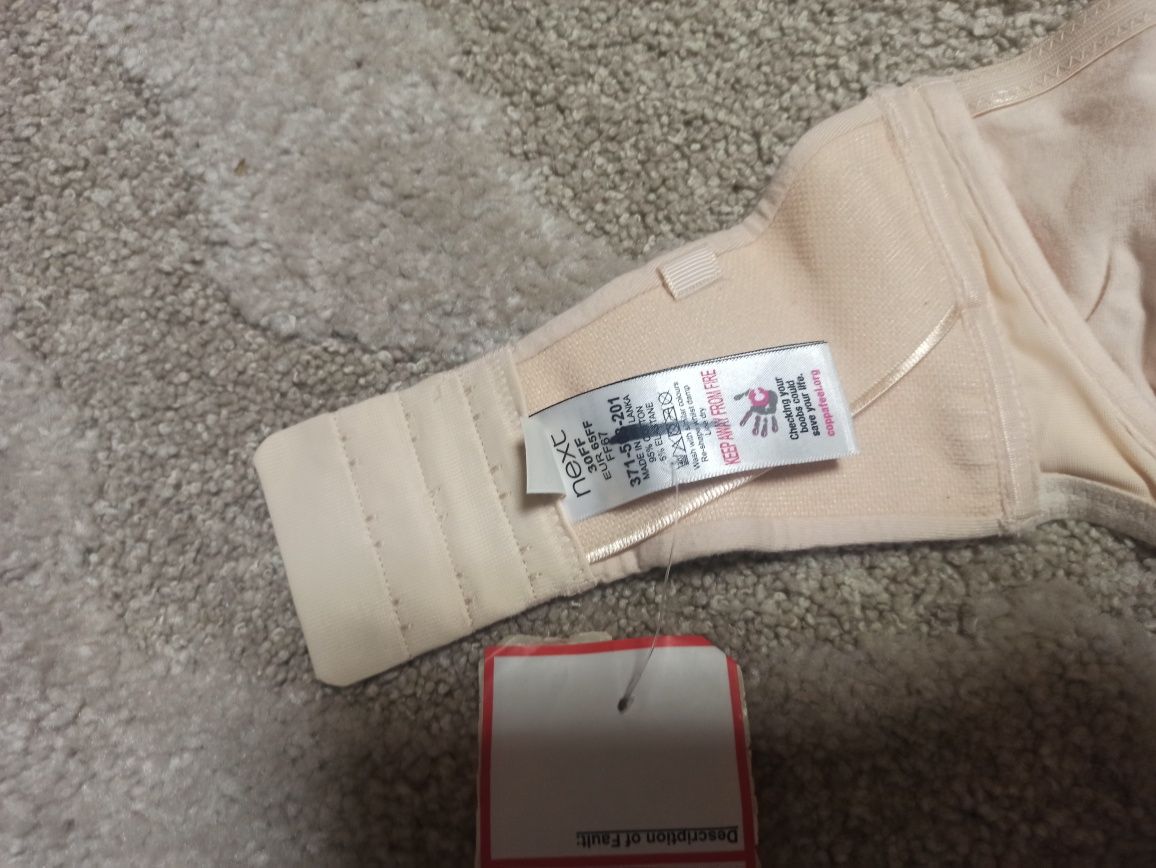 65F F next strapless samonośny opaska stanik