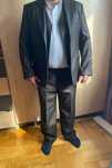 Szary garnitur komplet ALJEKA 2XL