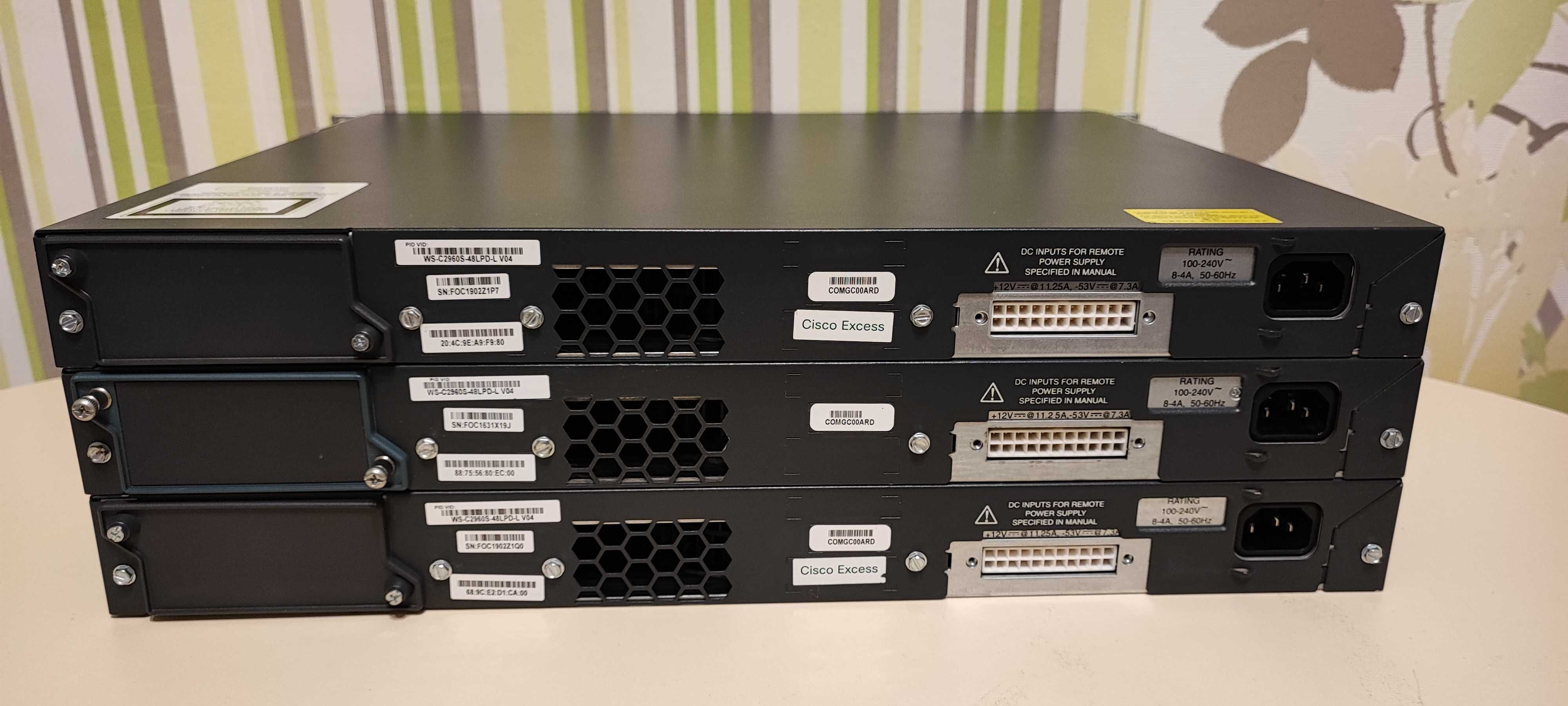 48POE 10Gb Uplink Коммутатор Cisco Catalyst WS-C2960S-48LPD-L нал/безн