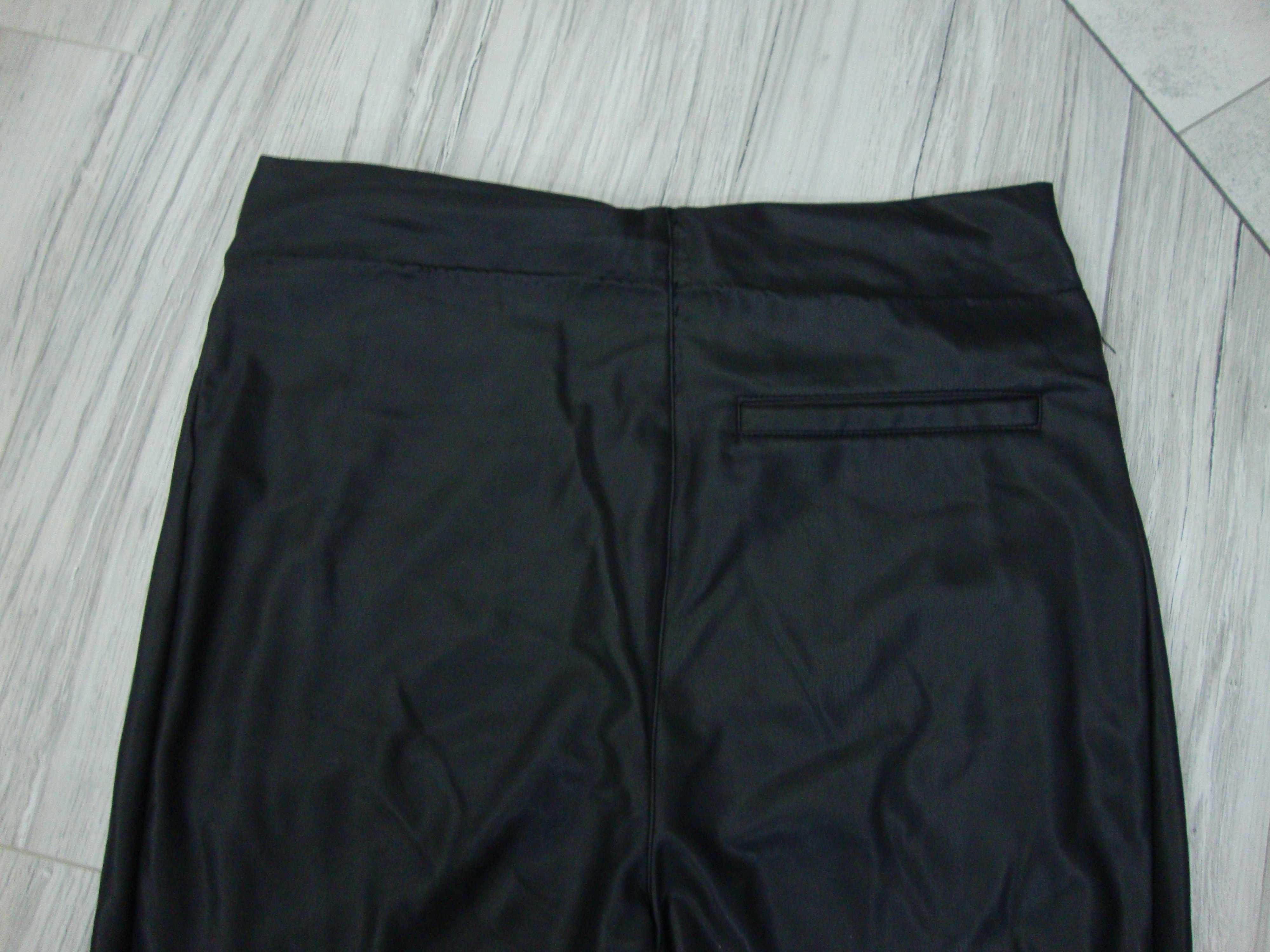 Spodnie skóra ekologiczna damskie czarne rozmiar XL