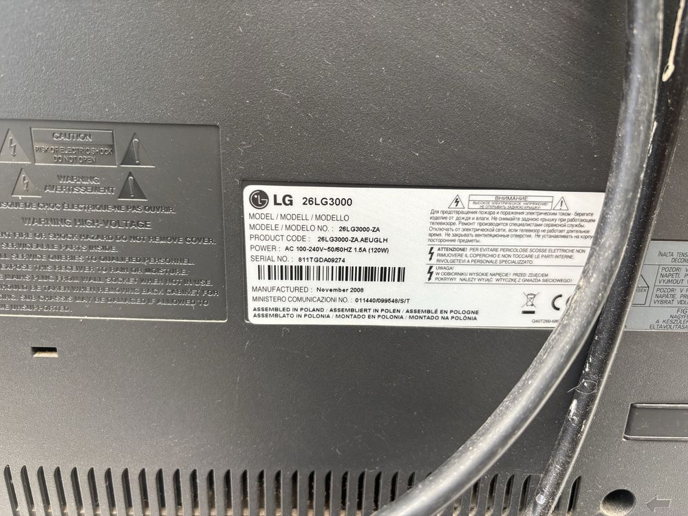 Televisão LG em ótimo estado