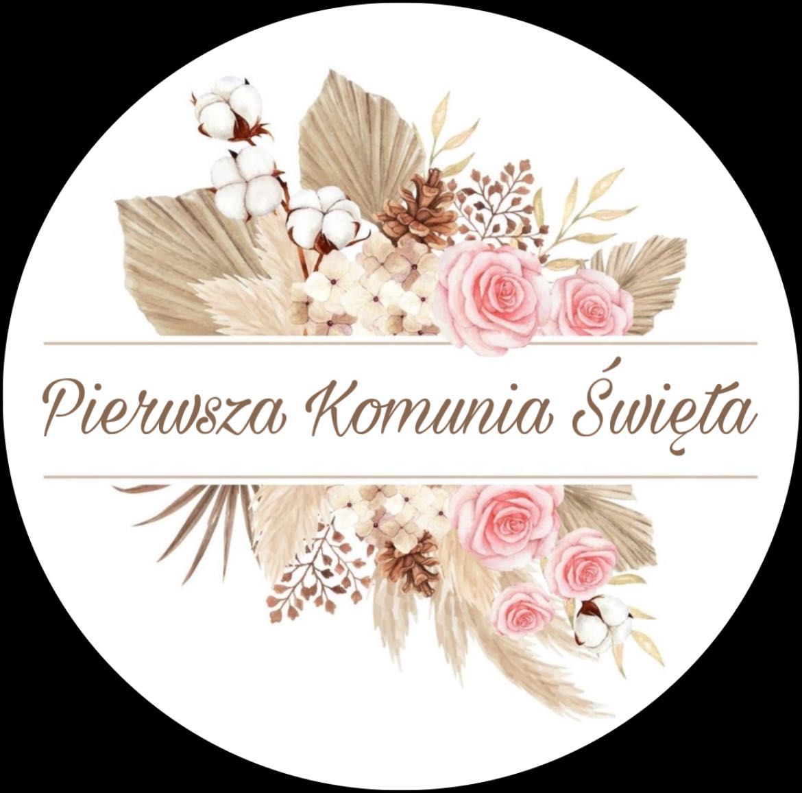 Komunijny opłatek na tort - Pierwsza komunia święta