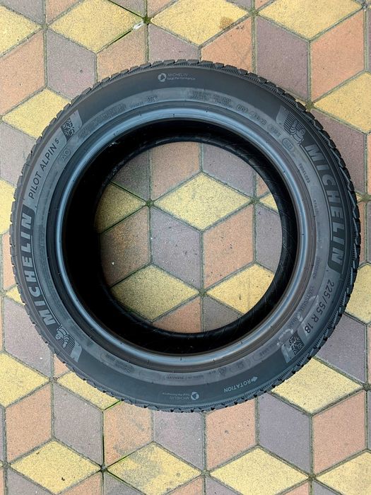 225/55 R18 Michelin Pilot Alpin 5. Шини зимові 4 шт.