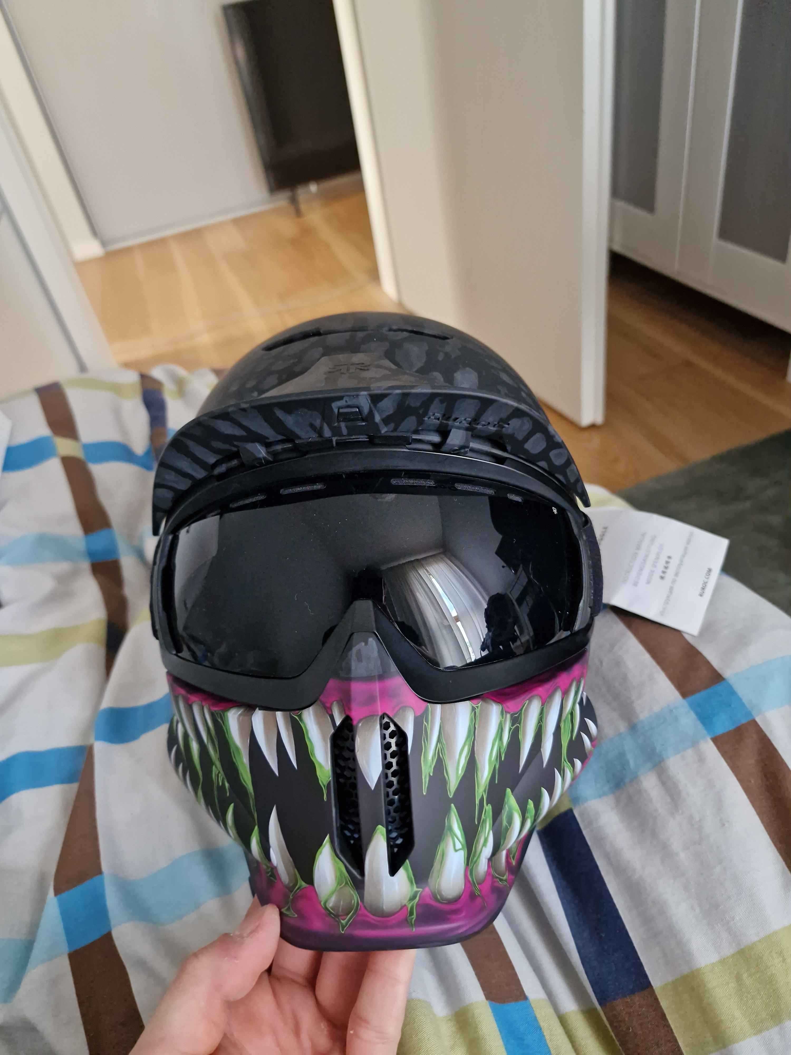 Kask Ruroc Toxin RG1-DX na narty, snowboard (YL/S)