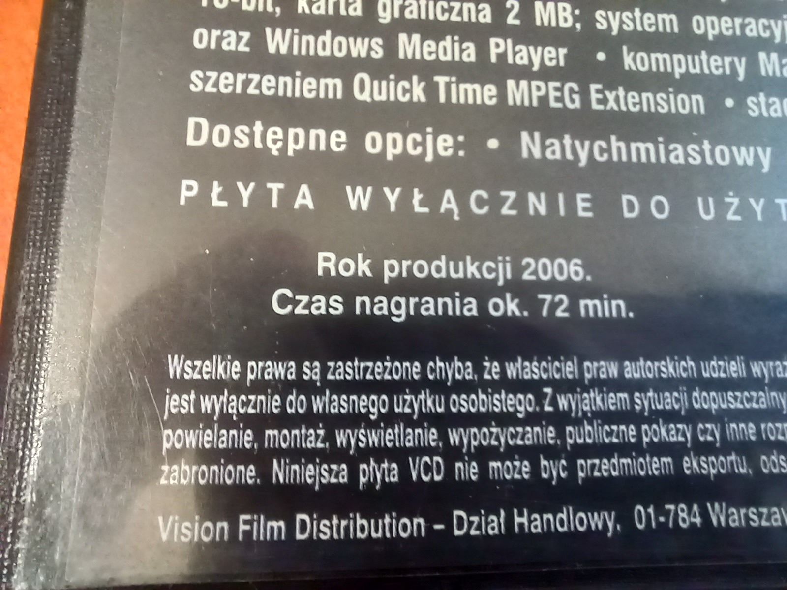 Film Zabójcze i Bezlitosne wersja 2-płytowa VCD