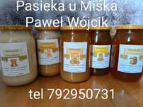 Komplet miodu 3 słoiki 0,9l [rzepakowy, wielokwiatowy, lipowy)