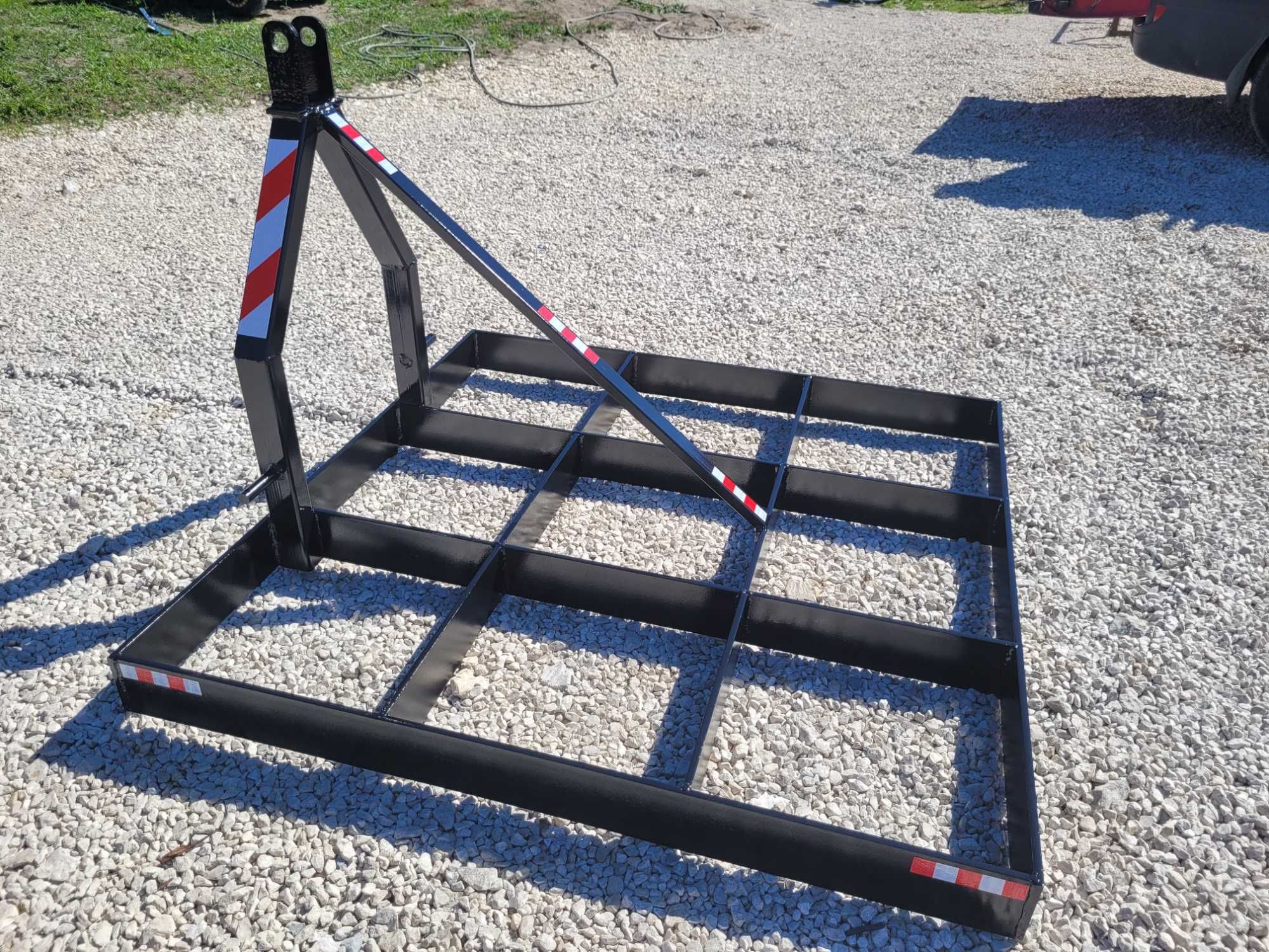 Równarka/ Spych do ziemi na tył ciągnika MINI traktorka Niwelator NOWY