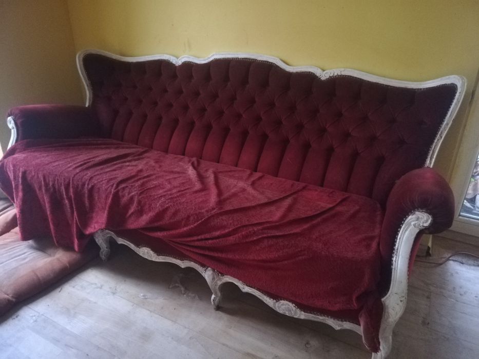 Kanapa 2 fotele retro