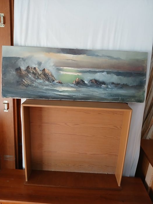 Vários quadros(uns pintados à mão)