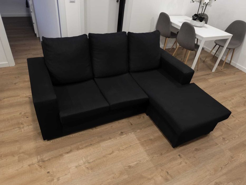 Sofá com Chaise Loungue Reversível