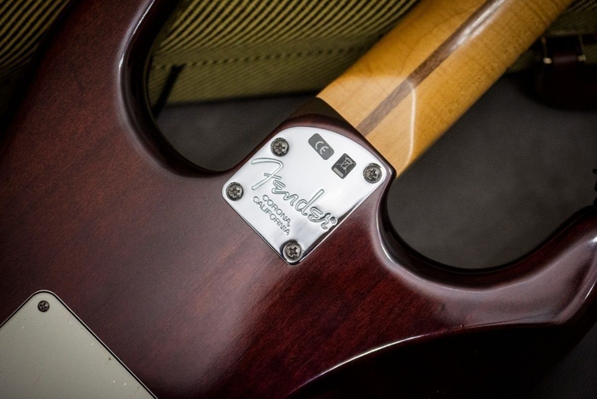 Fender Stratocaster American select cherry burst 2012