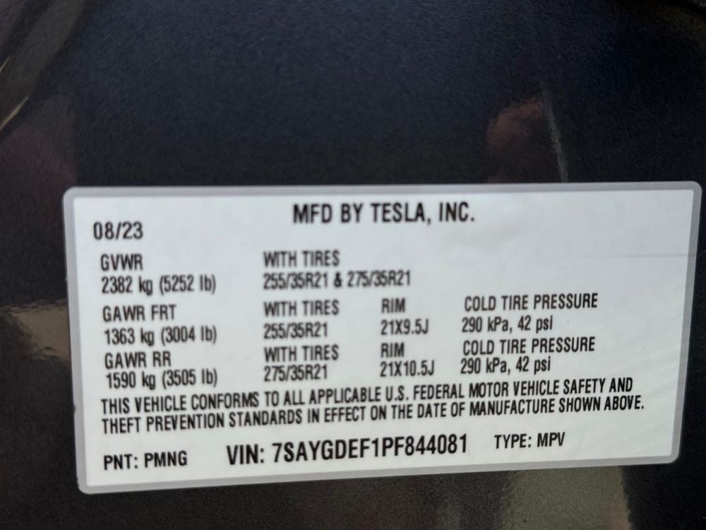 Tesla Y 2023 Perfomance