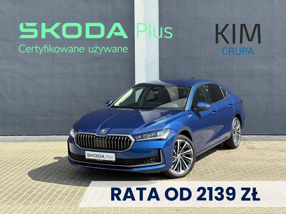 Skoda Superb FV VAT Serwis ASO Bezwypadkowy Czujniki parkowania Gwarancja