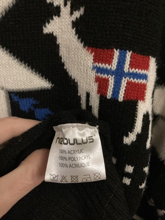 Мужской свитер в скандинавском стиле на Новый год.