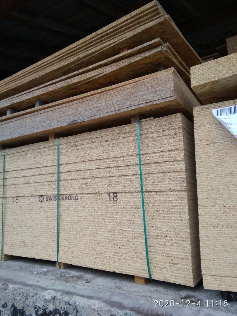 OSB-плита 1250*2500мм, гіпсокартон, метизи