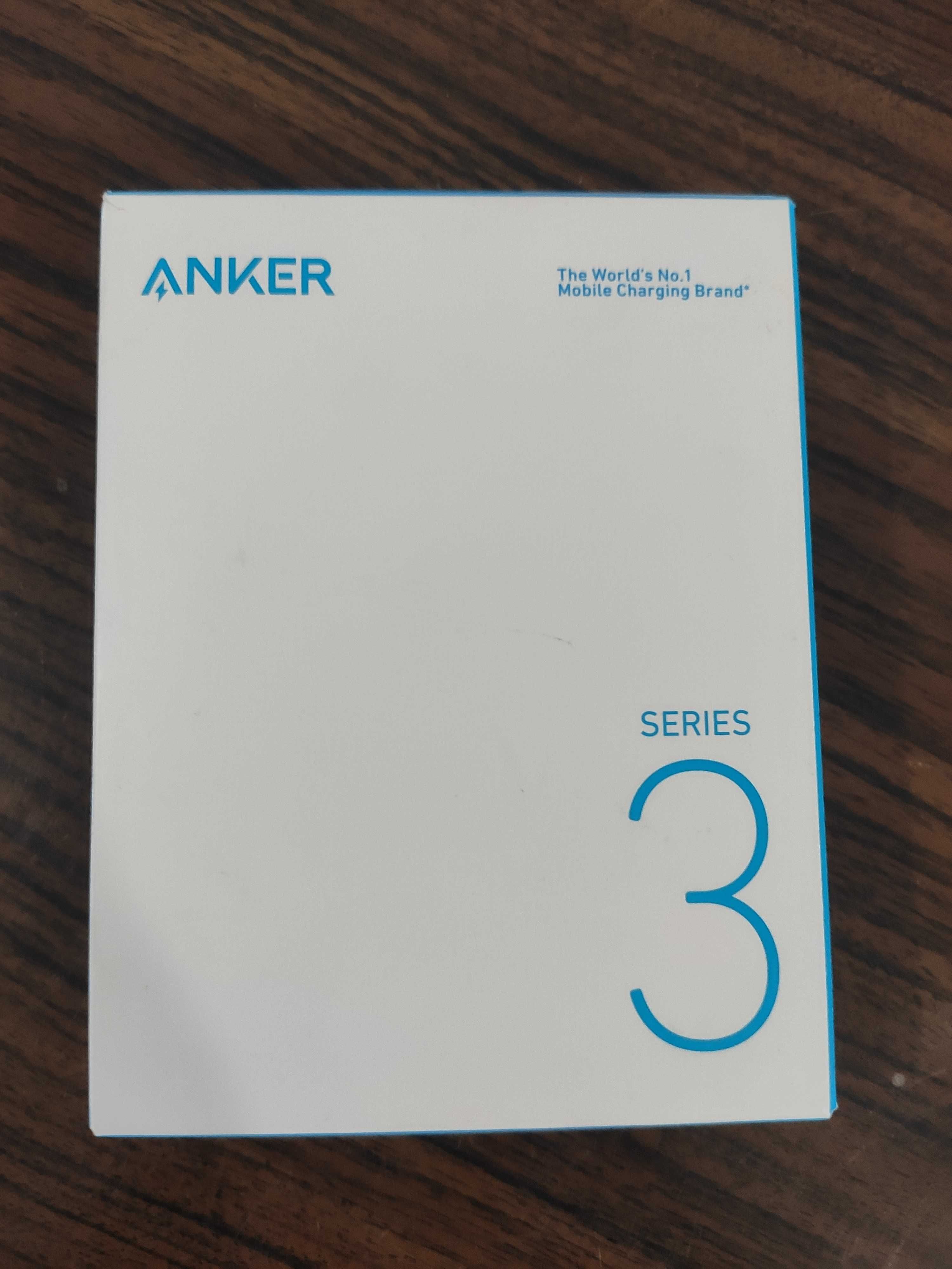 Powerbank ładowarka bezprzewodowa Anker 5000 mAh czarny USB C IPhone