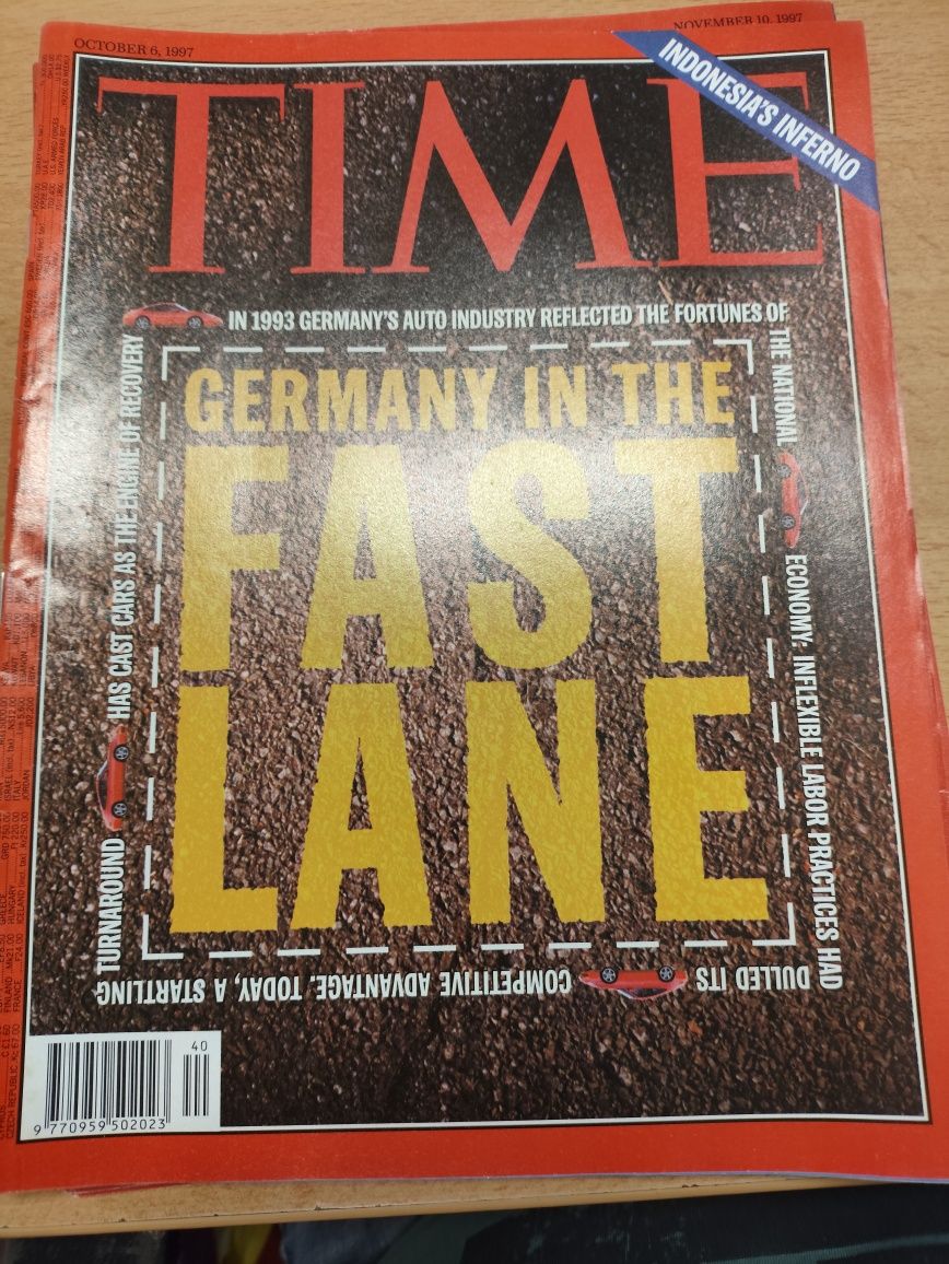Revistas Time Internacional anos 96 e 97