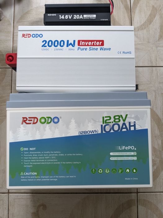 В наявності Дніпро .LiFePo4 акумулятор літій залізо фосфат Redodo до 1