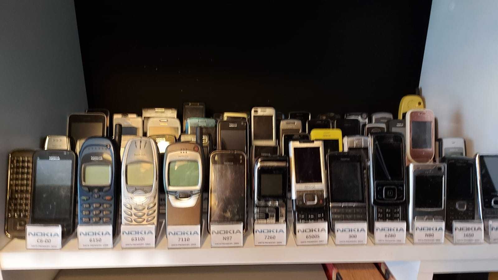 duża kolekcja telefonów NOKIA dużo modeli białe kruki zbiór