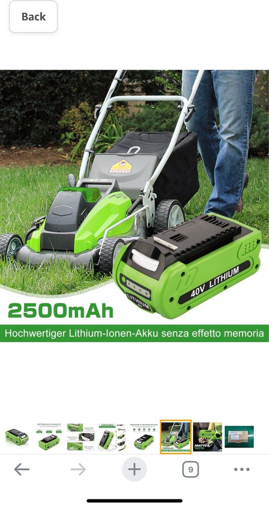 Zamiennik akumulatora do Greenworks 40V