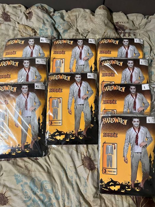 Карнавальный костюм зомби для взрослого новый все размеры