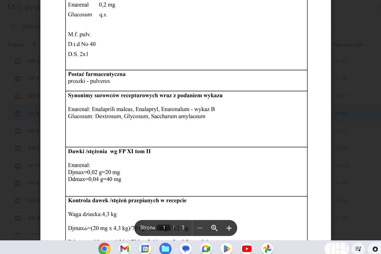 notatki na egzamin z Receptury aptecznej Technik farmaceutyczny