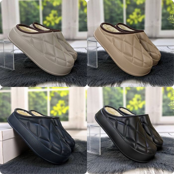 Тапочки теплі, жіночі сабо без задника на хутрі 36-41 р (к602)