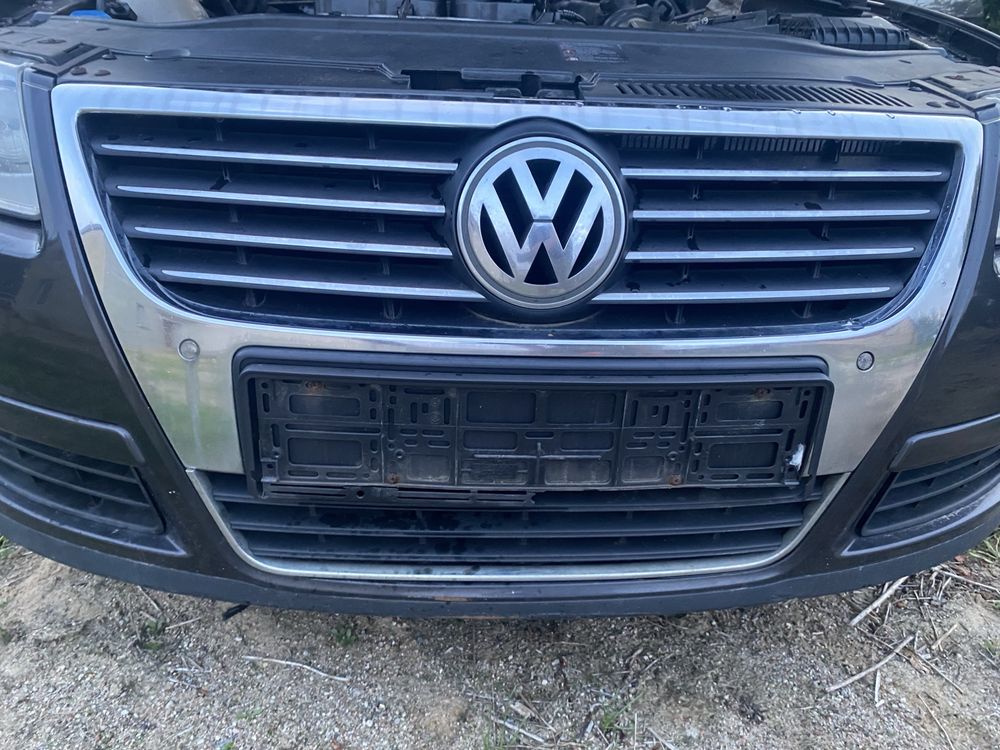 Zderzak przód grill PDC VW Passat B6 oryginał gwarancja komplet