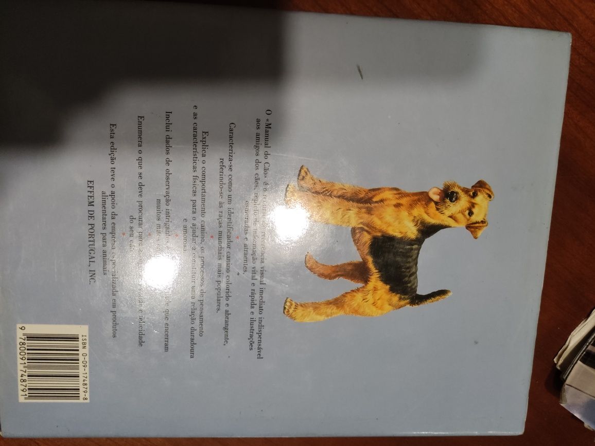 Livro " Manual do cão" várias raças