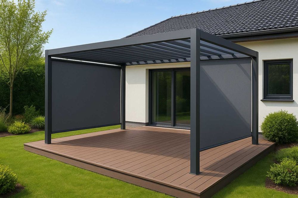 Pergole aluminiowe i stalowe – produkcja i montaż