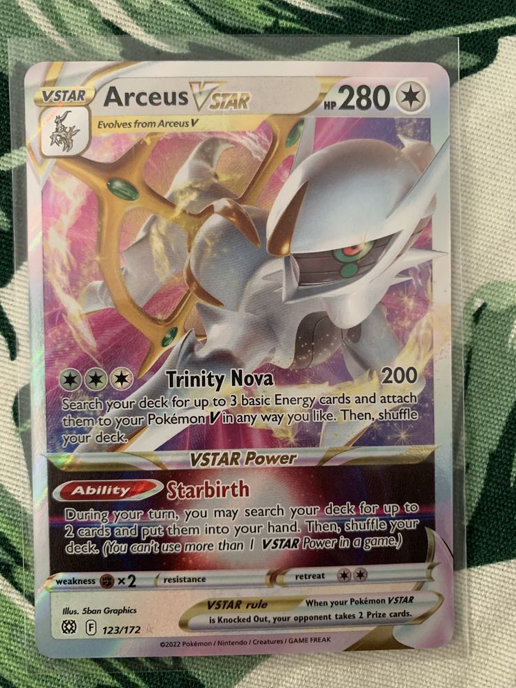 Pokemon karta TCG Arceus 123/172 VSTAR brilliant stars full art