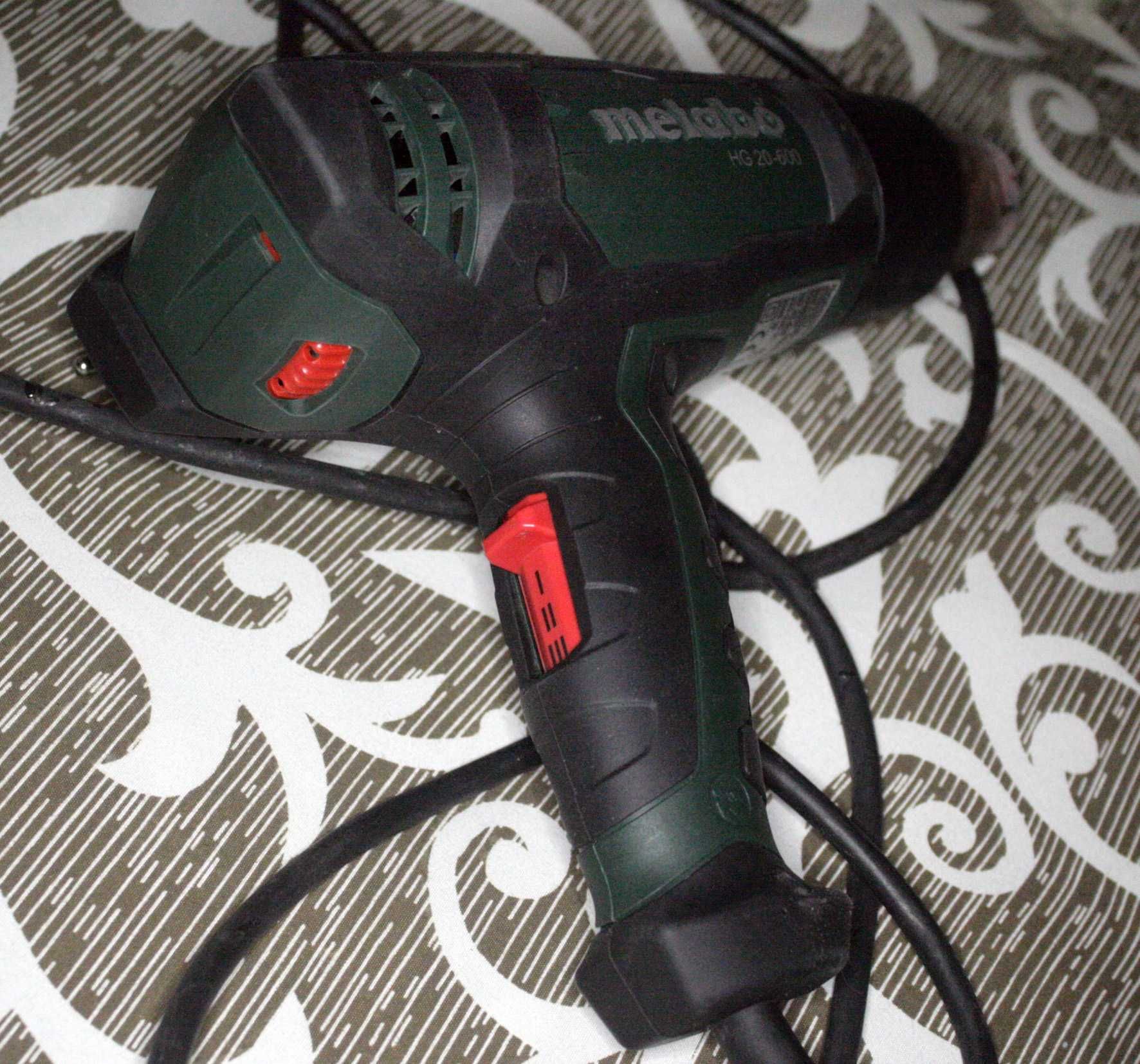 Фен строительный METABO HG 20-600, 2000 Вт, 50-600°, Original