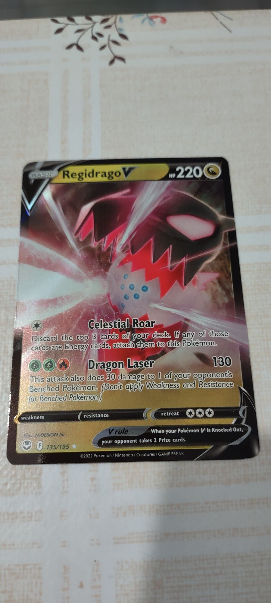 Regidrago V pokemon Top