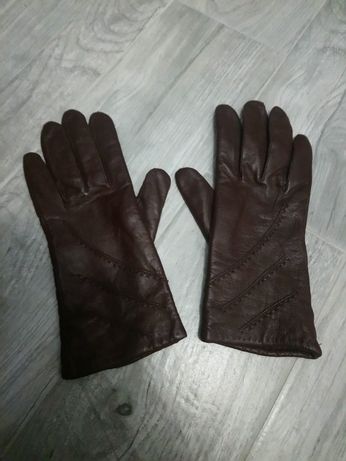 Rękawiczki brązowe